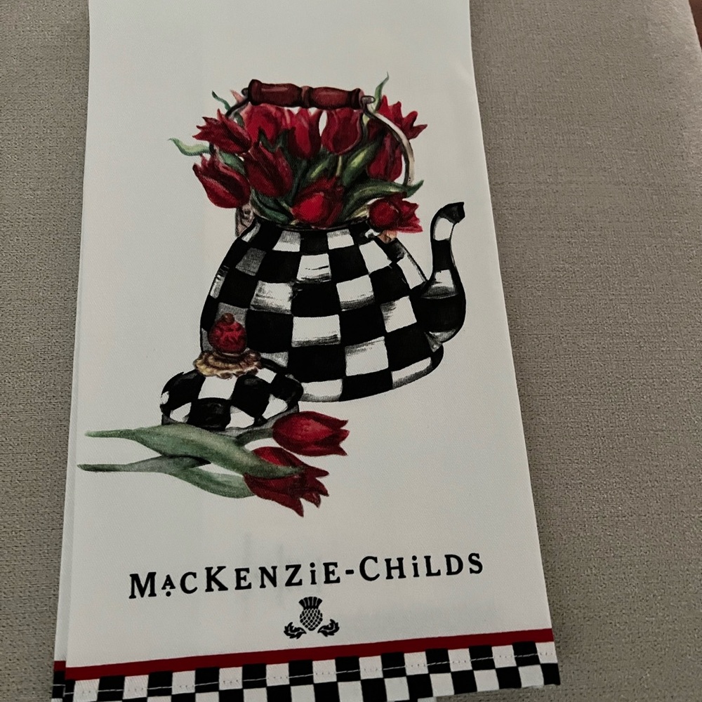 McKenzie Childs kitchen towel brand new.
